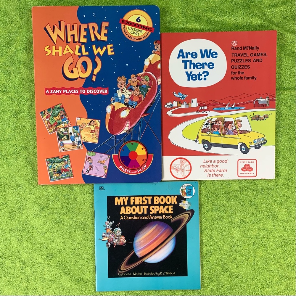 Kids Travel and Space Book Set.